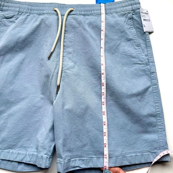 NWT NN07 “Gregor” twill shorts in light blue Size XL - Picture 10 of 10